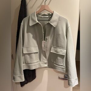 NWT Uniqlo Women's Light Green/Olive Jacket